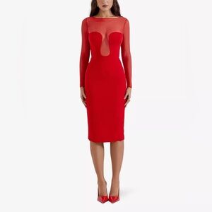 HOUSE OF CB DARCY RED DRESS